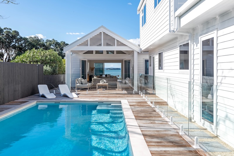Modern architecturally designed home built by Metro Homes in Auckland